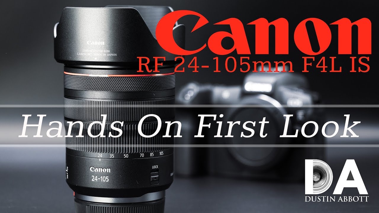 Canon RF 24-105 F4L IS: Hands On First Look | 4K