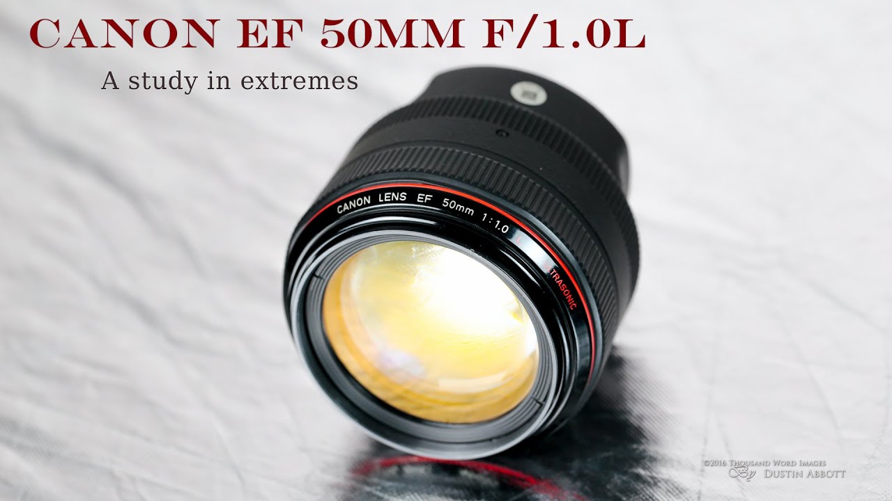 Canon EF 50mm F/1.0 L Ultrasonic Lens #42032G31 | transparencia