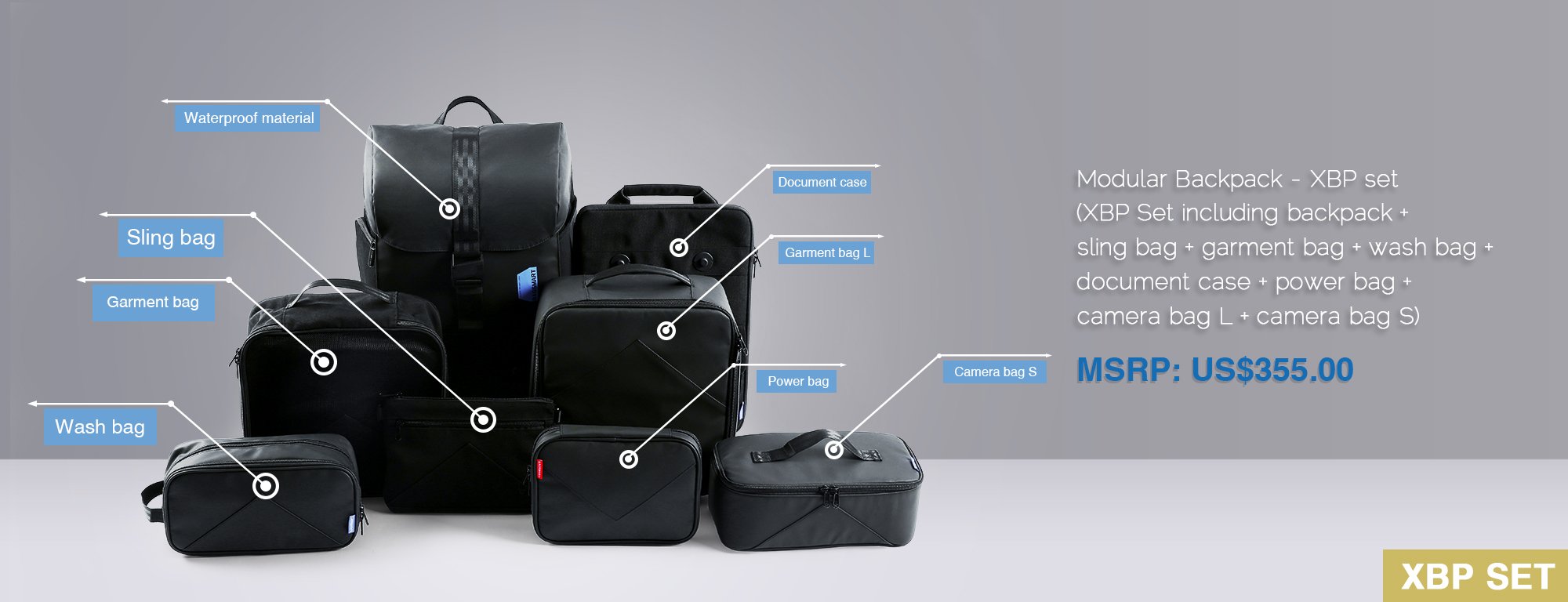 modular camera bag