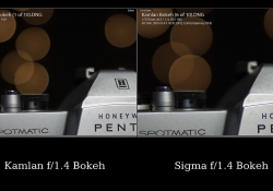 Sigma v Kamlan Bokeh