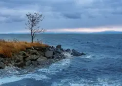 Storm over Gaspè