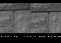 75mm Stopped Down Comparison 75mm Stopped Down Comparison