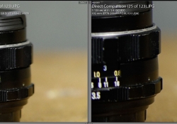 Tamron v Canon 100 Left