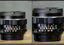 Tamron v Canon 135 lefter