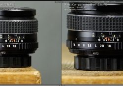 Tamron v Canon 135 right