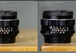 Tamron v Canon 200 Left