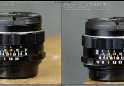 Tamron v Tamron 70 left