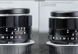 Vs Canon f28 M Center