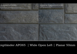 Planar Comparison Wide Open Left Planar Comparison Wide Open Left
